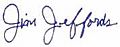 Signature of Jim Jeffords