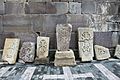 Khachkars at Makaravank Monastery, Armenia