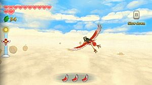 LoZ Skyward Sword gameplay