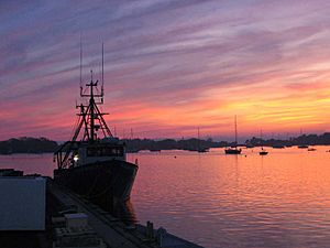 RV Gloria Michelle sunset