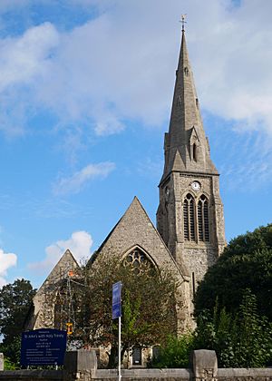 South Face of the Church of Saint John, Saint Johns.jpg