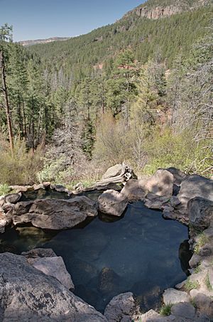 Spence hot spring