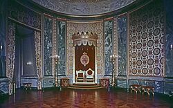 THRONE ROOM, CHRISTIANSBORG PALACE, COPENHAGEN