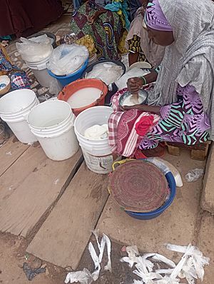 Ƴar Fulani tana saida fura