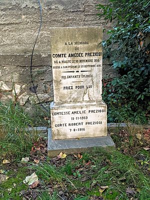 Amedeo Preziosi grave