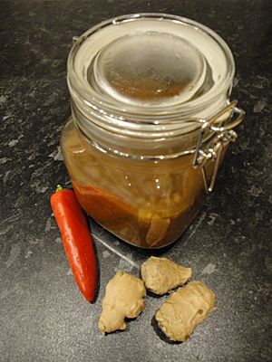 Apfel-Chili-Chutney im Glas