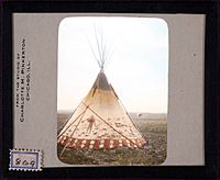 Blackfeet War Tipi. 869