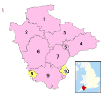 Devon numbered districts.svg