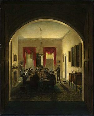 DinnerParty ca1821 byHenrySargent MFABoston