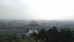 Forbidden City in Smog