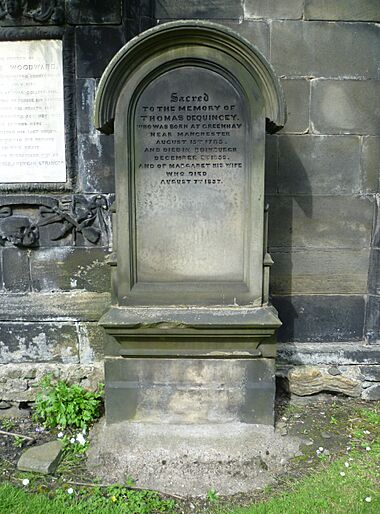 Grave of Thomas De Quincey