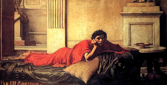 John William Waterhouse, The Remorse of Nero After the Murder of His Mother