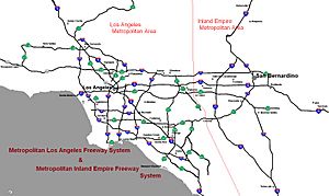 LA-IE Freeway System