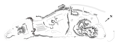 Map of Cefnllys.svg