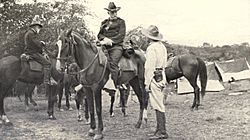 Nelson A. Miles during surrender negotiations for Santiago