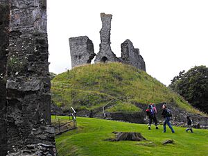 Okehampton castle hill