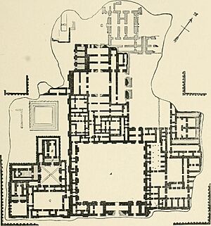 Plan of Palace of Sargon Khosrabad Reconstruction 1905