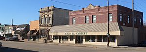 Main Street in Platte, February 2016