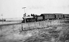 ATSF 1890s passenger train