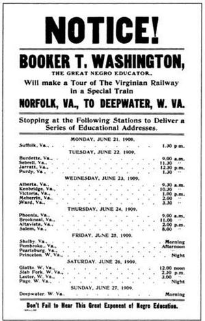 BookerTWashington1909VAVWtour