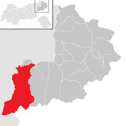 Location in the district