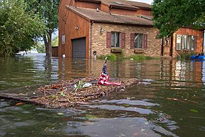 Bowleys Quarters in September 2003, with damage from Hurricane Isabel visible.