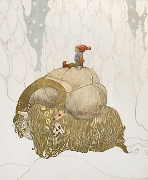 John Bauer Julbock