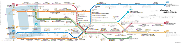 U-Bahnnetz München 2008