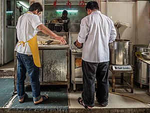 Making of chinese noodles 5166105