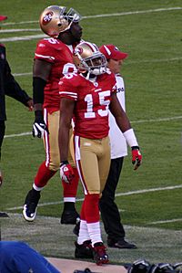 Michael Crabtree 49ers sideline