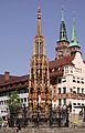 Nürnberg Schöner Brunnen Totale