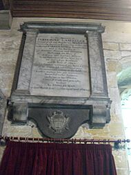 Peregrine Lascelles epitaph CIMG6155