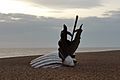 Scallop as men in boat - Aldeburgh - Maggie Hambling