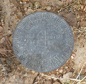 Bureau of Land Management Cadastral Survey Marker Arizona