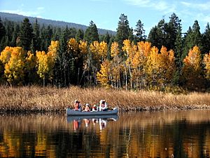 Upper Klamath Lake Canoe Trail near Rocky Point