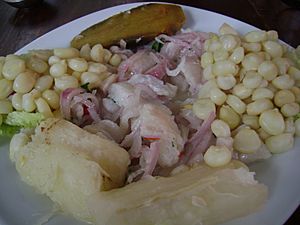 Ceviche de lenguado