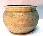 Coarse border ware cooking pot