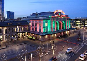 Denver Union Station During the Holidays, 2014