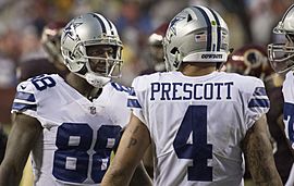 Dez Bryant, Dak Prescott 2017