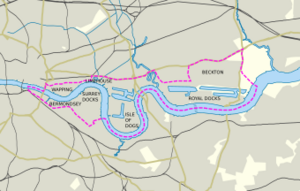 Docklands map