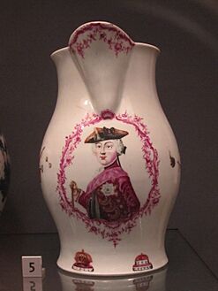 Frederick of Prussia porcelain jug, Walker Art Gallery