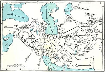 Iran provinces in Abbasid Caliphate