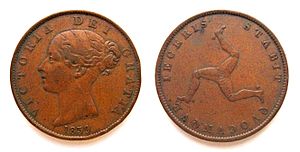 Isle of Man penny 1839