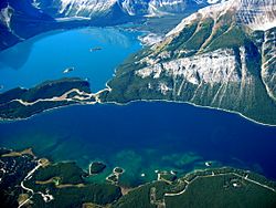 Kananaskis Lakes aerial1