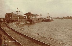 Lymington pier