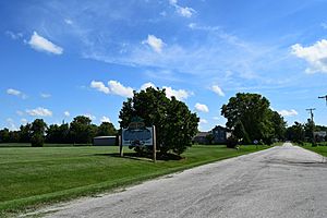 Welcome sign along the road into Magnolia