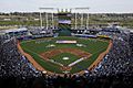 A photograph of a baseball diamond