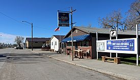 Moe's Bar and Grill and City Hall in New Underwood.