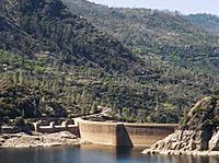 O'Shaughnessy Dam in Yosemite NP