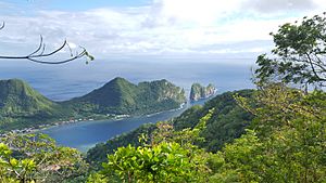 Pola Tai view from Mount Alava Adventure Trail